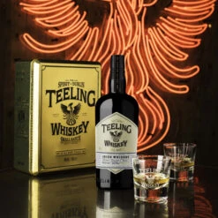 Teeling Small Batch Gold Gift Tin With 2 Glasses 5 Teeling Small Batch Gold Gift Tin With 2 Glasses -Yamazaki Wine Shop teeling smallbatch giftset lifestyle 01
